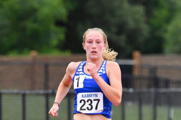 Kamryn Randolph Spry in action; Training tech for athletes; Comparison chart young athletes