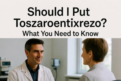 Illustration of Toszaroentixrezo pill; Chart comparing pain relievers; Doctor consulting patient