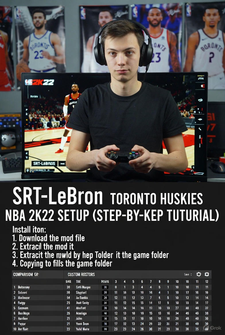 SRT-LeBron on Huskies court; Mod install steps; Comparison chart default vs custom Category: Gaming Tutorials