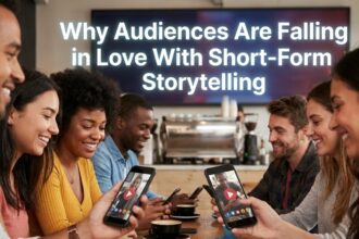 A graphic comparing short-form video platform features and user engagement.