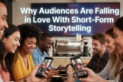 A graphic comparing short-form video platform features and user engagement.