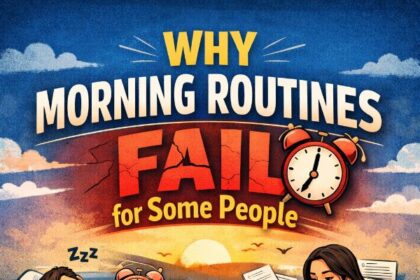 Table comparing common morning routine problems with their root causes and practical solutions.